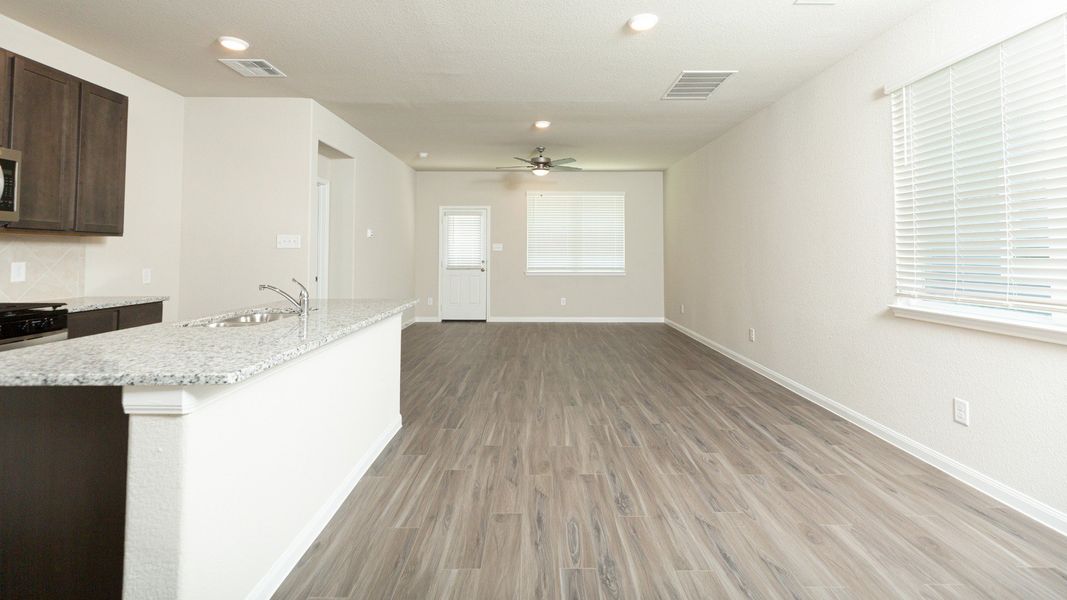 Dining Area to Family Room