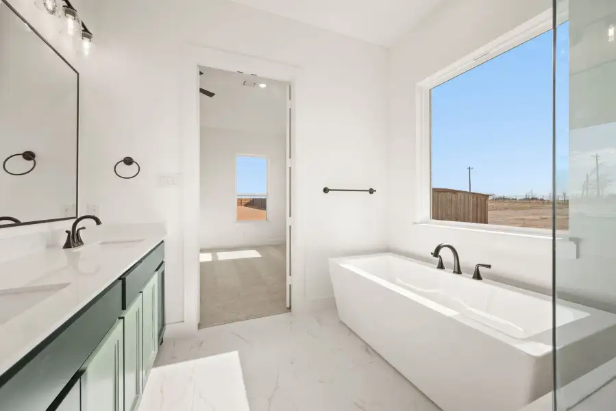 Furnished interior view inside a new home in Settlers Glen, New Fairview (Image 14).
