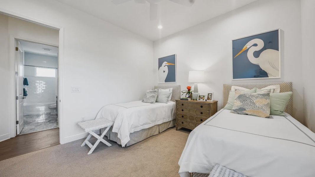 Representative furnished interior of a home built from the Bright Meadow 2 by Neal Communities in SkySail, Naples (Image 13).