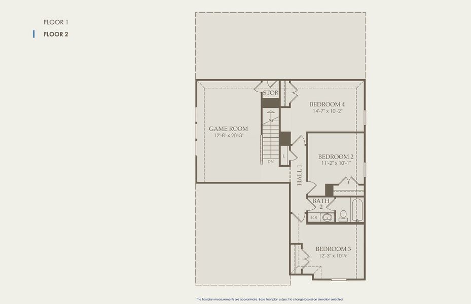 Jayton Floor Plan, Quick Move-In Home, Floor 2