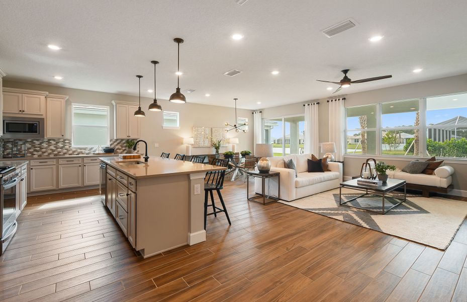Representative furnished interior of a home built from the Palmary by DiVosta in Talon Preserve on Palmer Ranch, Nokomis (Image 16).