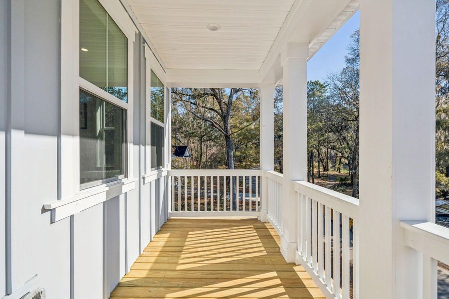 Exterior details and patio area of a home in Waterloo Estates, Johns Island (Image 31).