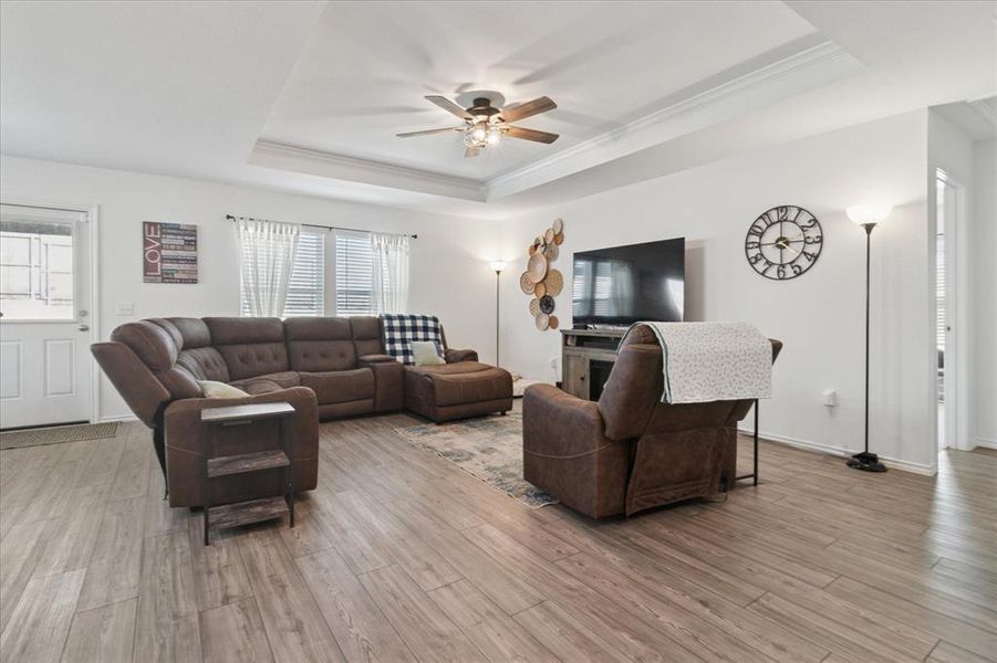 Furnished interior view inside a new home in , Denton (Image 5). Furnished interior view inside a new home in , Denton (Image 5).