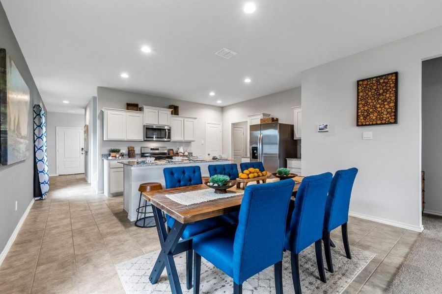 Furnished interior view inside a new home in Springhill South, Boyd (Image 27).