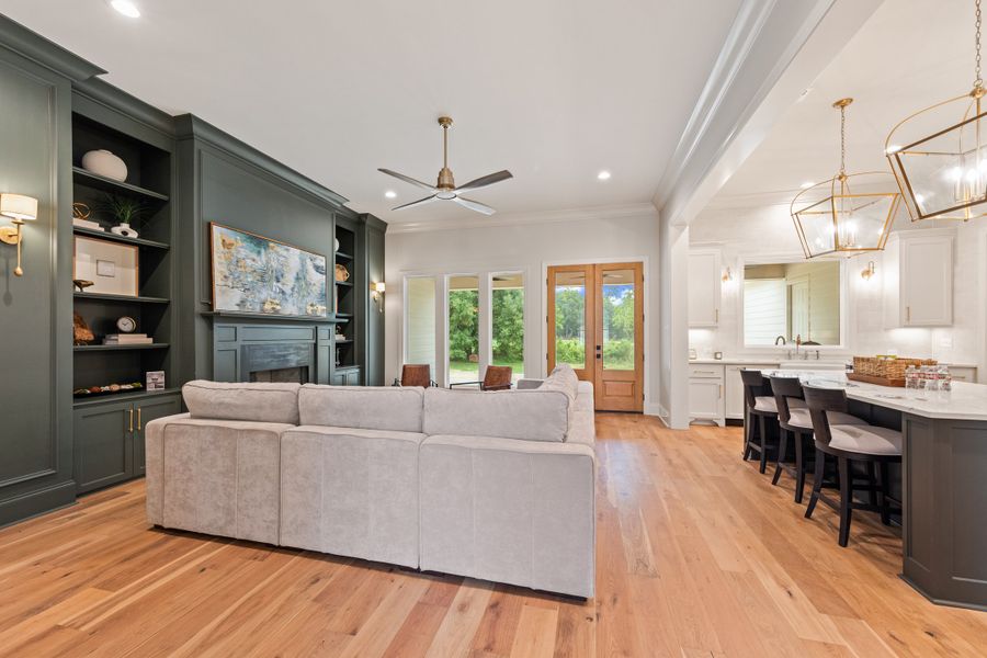 Representative furnished interior of a home built from the The Champagne by Manuel Builders in Chapel Bend, Montgomery (Image 7). Representative furnished interior of a home built from the The Champagne by Manuel Builders in Chapel Bend, Montgomery (Image 7).