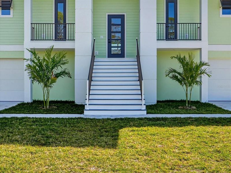 Exterior details and patio area of a home in , Englewood (Image 34).