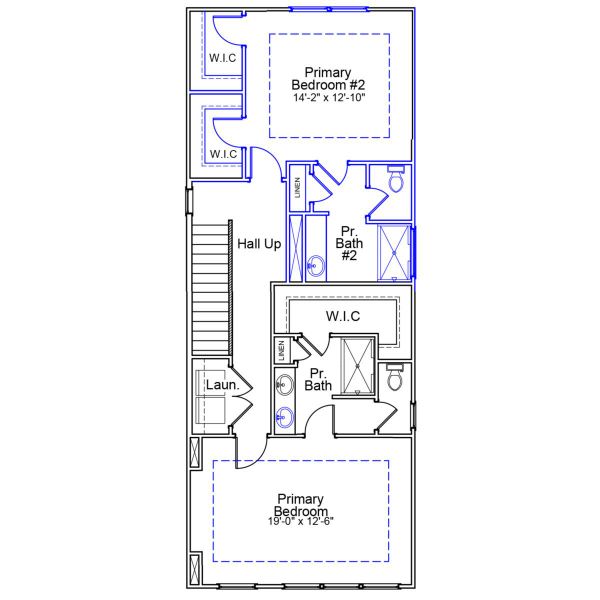 2D floor plan layout of this home in Laurinton Farms, Hopkins, SC (Image 3).