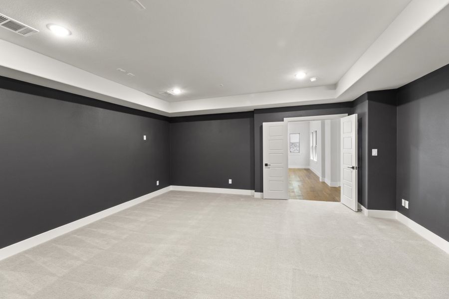Representative unfurnished interior of a home built from the 5032 by Tradition Homes in Lakewood at Brookhollow – 60′ Lots, Prosper (Image 26).