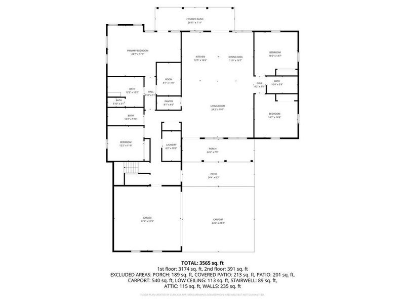 2D floor plan layout of this home in , Lindale, GA (Image 5).