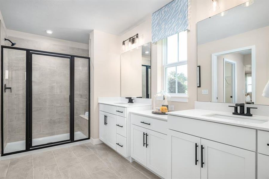 Representative furnished interior of a home built from the Oak Park by Ryan Homes in Arborvale, Fayetteville (Image 32).