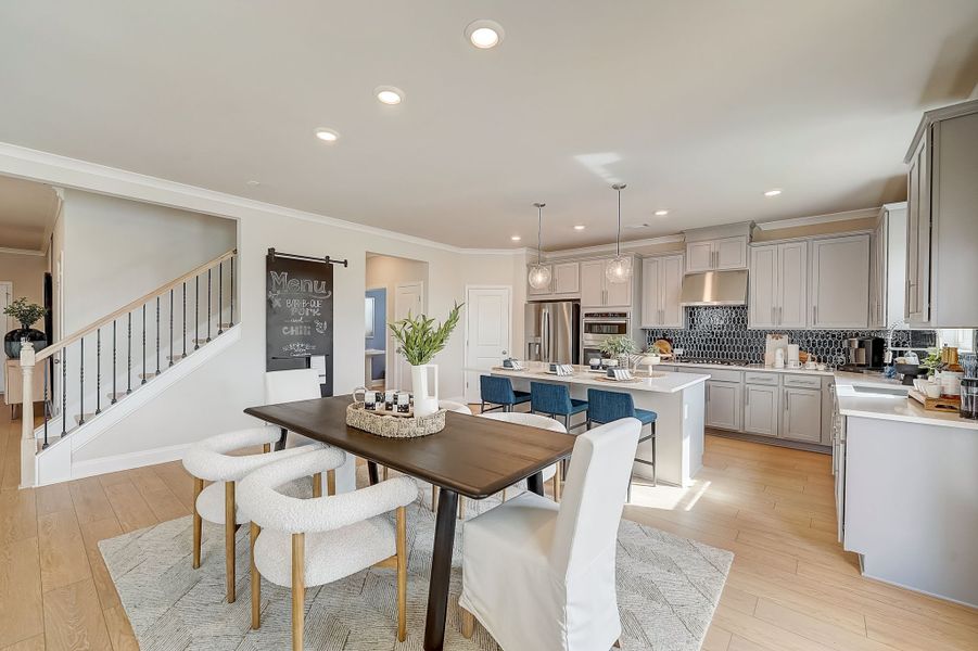 Furnished interior view inside a new home in Nichols Farm, Dacula (Image 10).