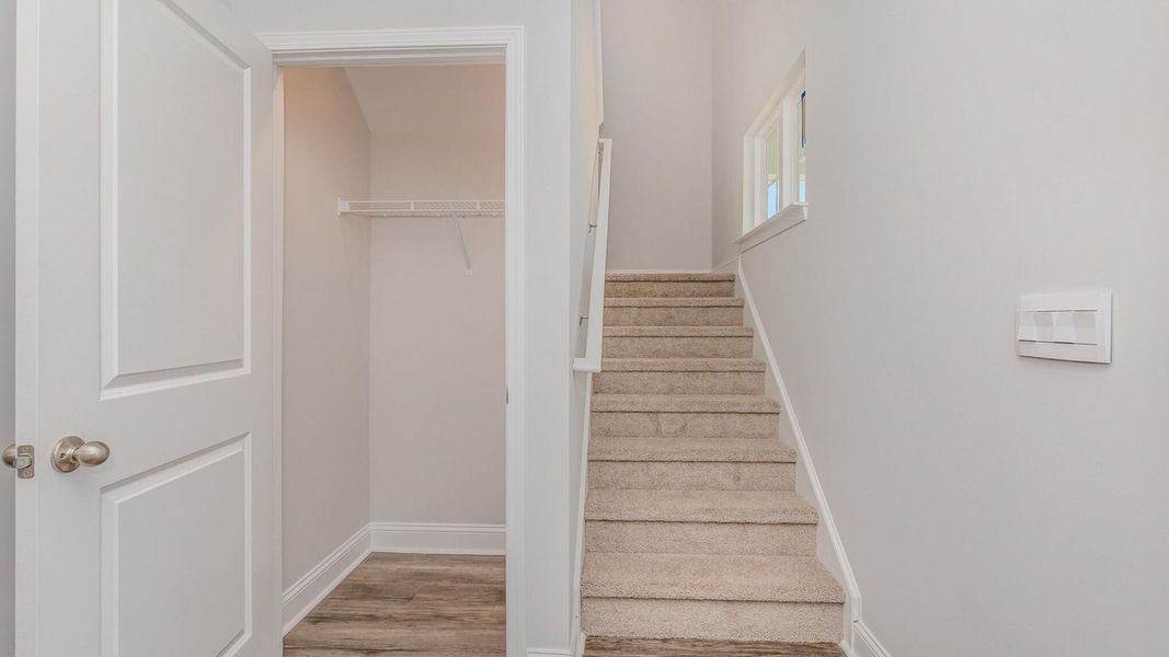 Spacious, unfurnished interior of a new home in The Cove at Mallard Crossing, Summerville (Image 16). Spacious, unfurnished interior of a new home in The Cove at Mallard Crossing, Summerville (Image 16).