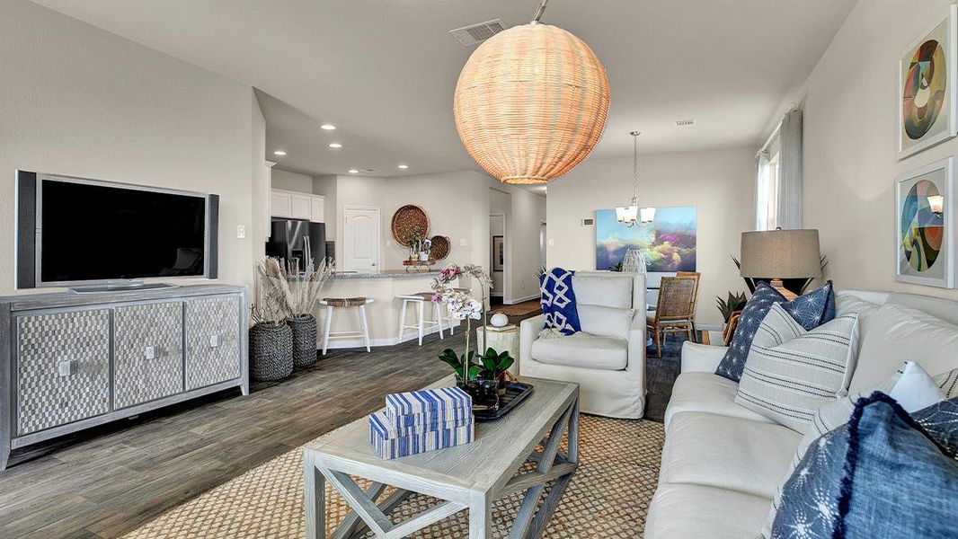 Furnished interior view inside a new home in Southgrove, Kyle (Image 12). Furnished interior view inside a new home in Southgrove, Kyle (Image 12).