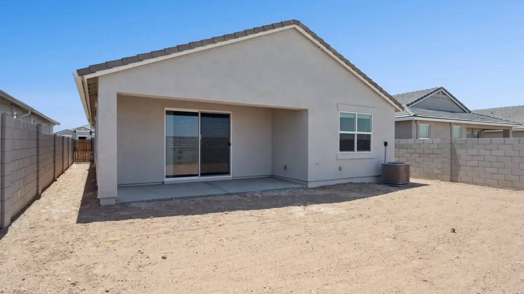 Exterior details and patio area of a home in Moonlight, Maricopa (Image 3).