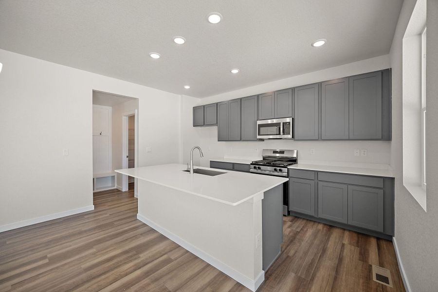 Furnished interior view inside a new home in Aspen Ranch, Fountain (Image 8).
