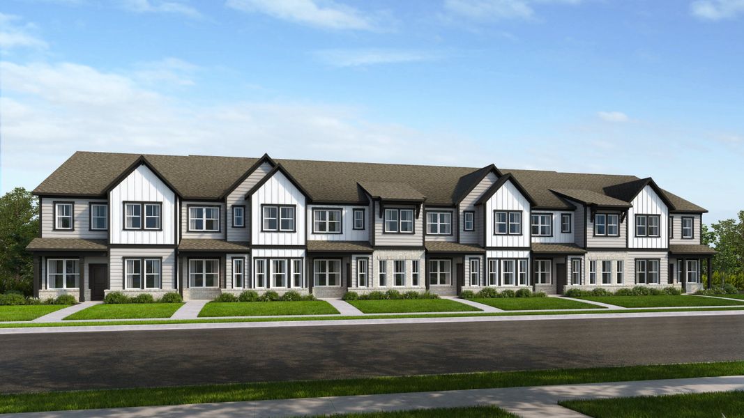 Representative exterior photo of a completed home built from the Telluride by Taylor Morrison in The Coves on Lake Wylie Towns, Charlotte, NC (Image 1). Representative exterior photo of a completed home built from the Telluride by Taylor Morrison in The Coves on Lake Wylie Towns, Charlotte, NC (Image 1).