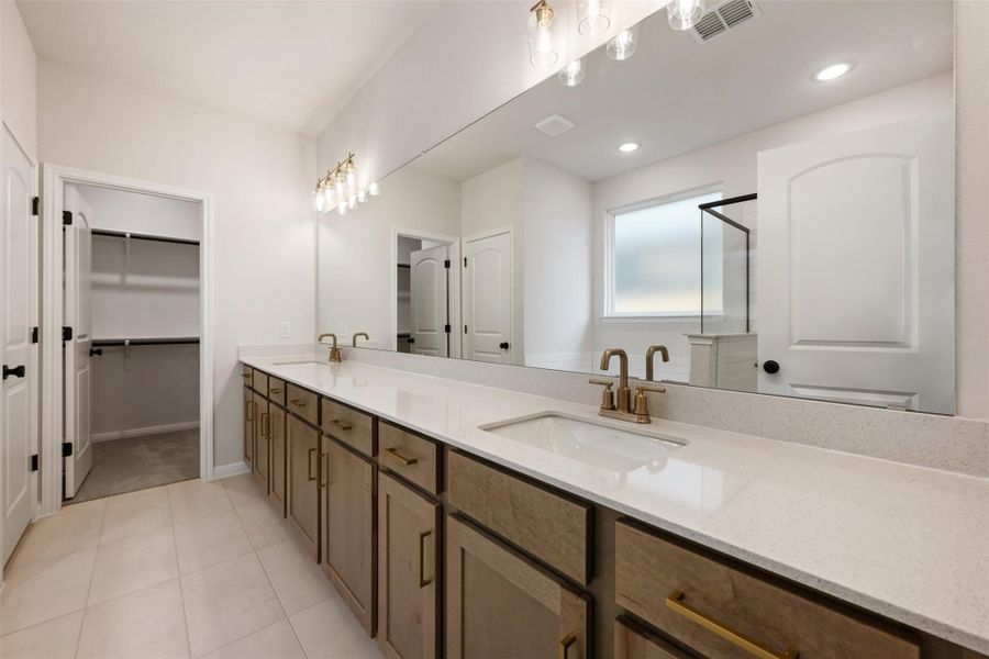 Furnished interior view inside a new home in Patterson Ranch, Georgetown (Image 10).