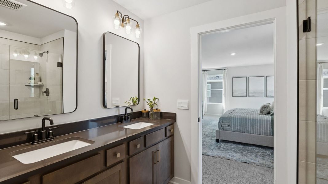 Representative furnished interior of a home built from the FAYETTE A by D.R. Horton in Harvest Point, Spring Hill (Image 36). Representative furnished interior of a home built from the FAYETTE A by D.R. Horton in Harvest Point, Spring Hill (Image 36).