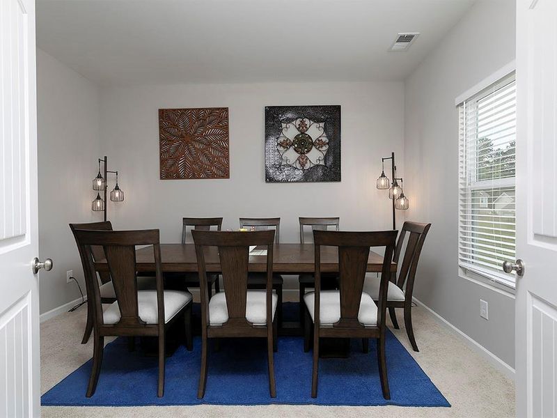 Furnished interior view inside a new home in , Dallas (Image 18). Furnished interior view inside a new home in , Dallas (Image 18).