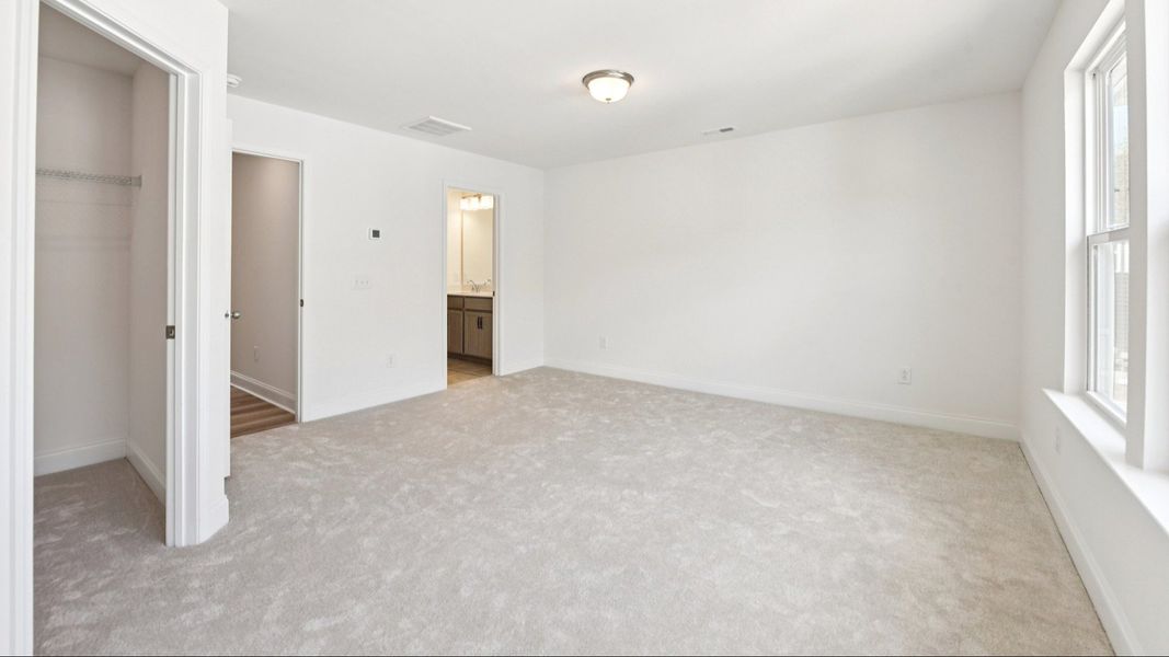 The Rochester Plan by DRB homes in Greenway Overlook, Charlotte NC - Primary Bedroom