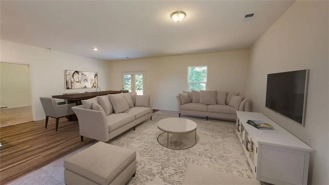 Furnished interior view inside a new home in Silverton, Dacula (Image 4).