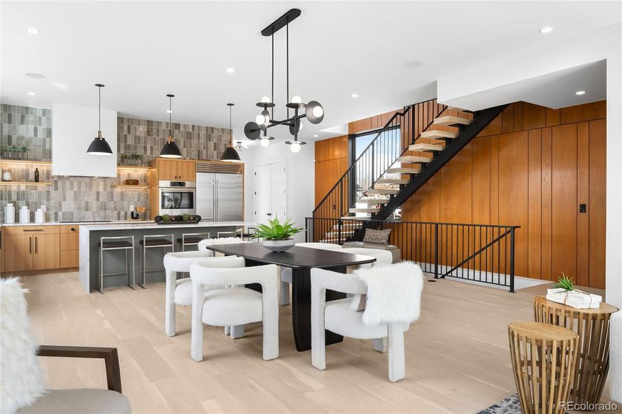 Furnished interior view inside a new home in , Boulder (Image 11).