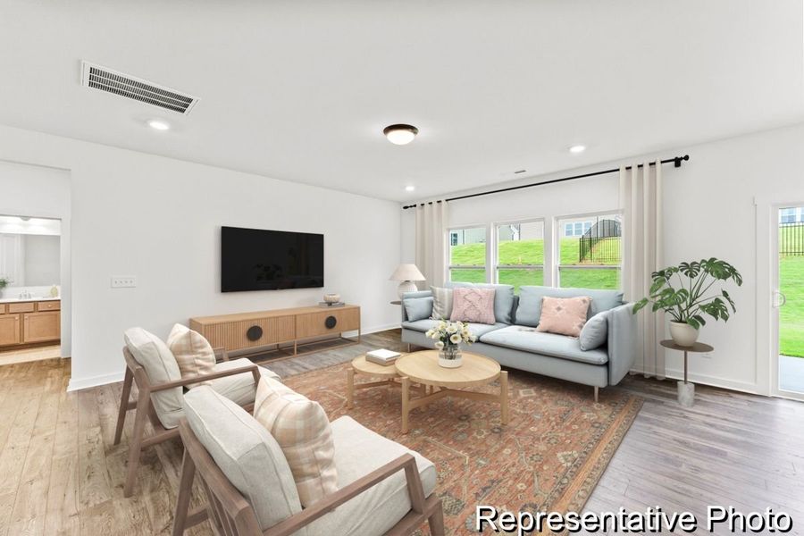 Furnished interior view inside a new home in Parc Northwest, Elon (Image 4).