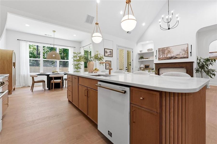Furnished interior view inside a new home in , Powder Springs (Image 14).