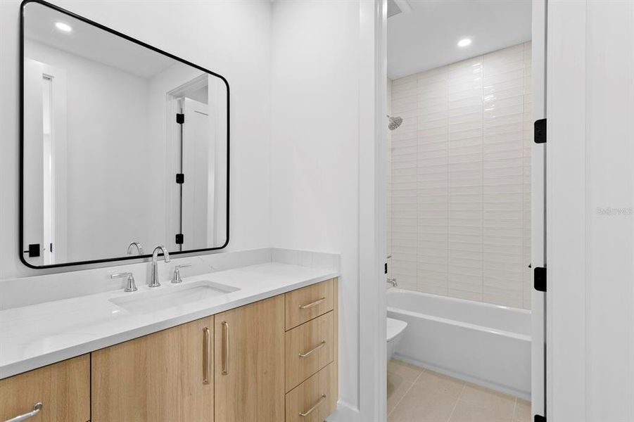Furnished interior view inside a new home in , Tampa (Image 65).