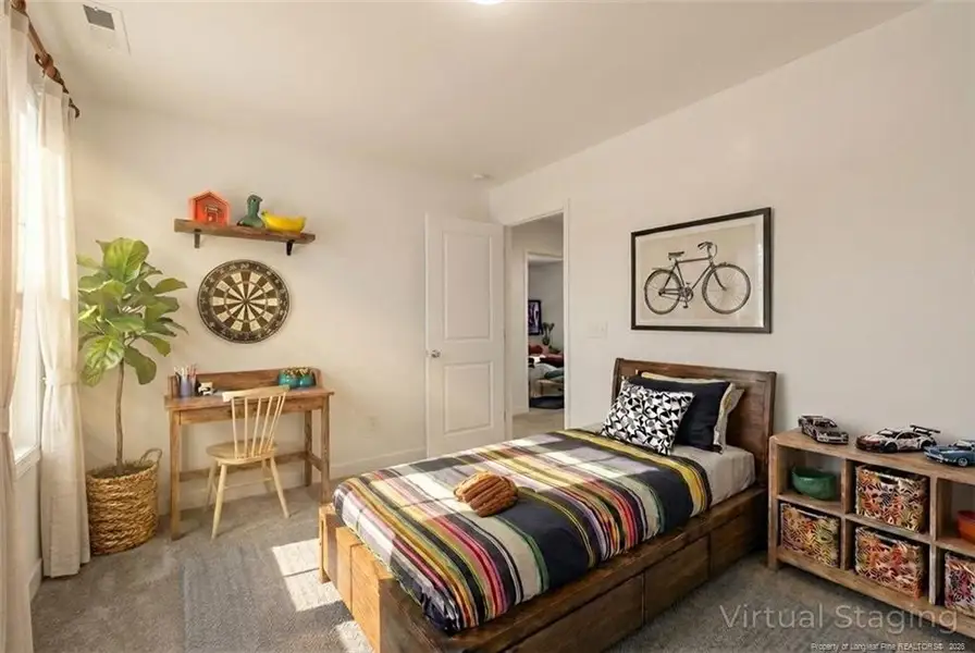 Bedroom - virtually staged