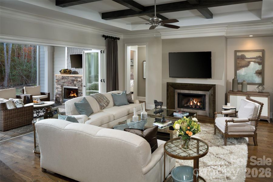 Furnished interior view inside a new home in , Belmont (Image 6).