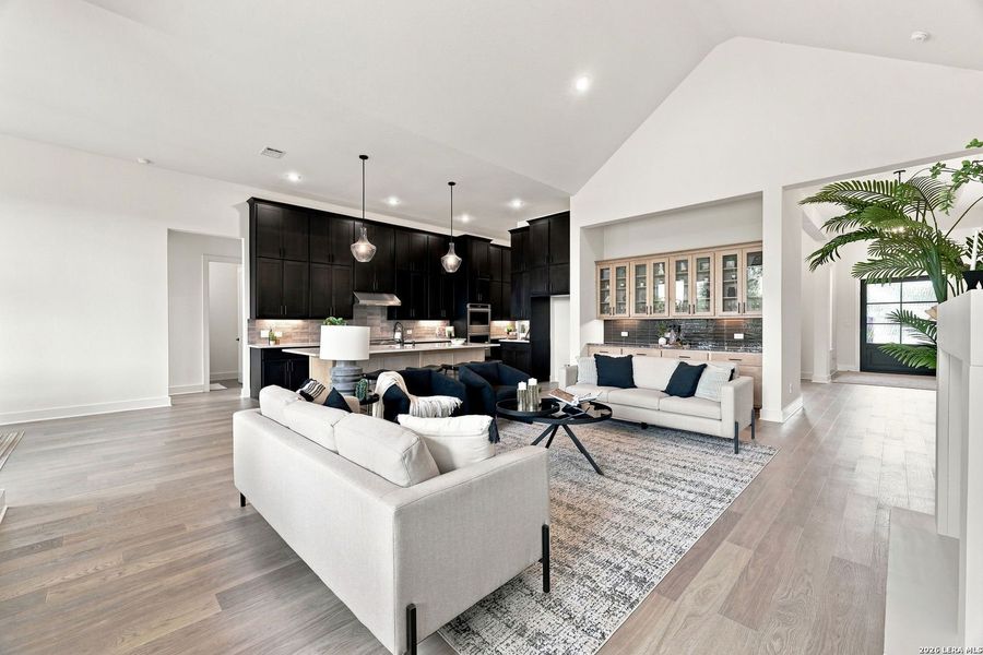 Furnished interior view inside a new home in Shavano Highlands, San Antonio (Image 19).