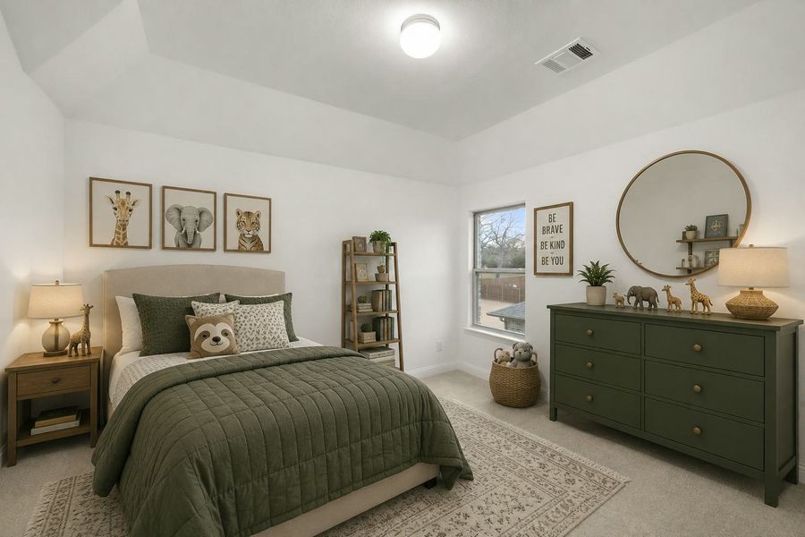 Furnished interior view inside a new home in Stone Eagle, Azle (Image 24).