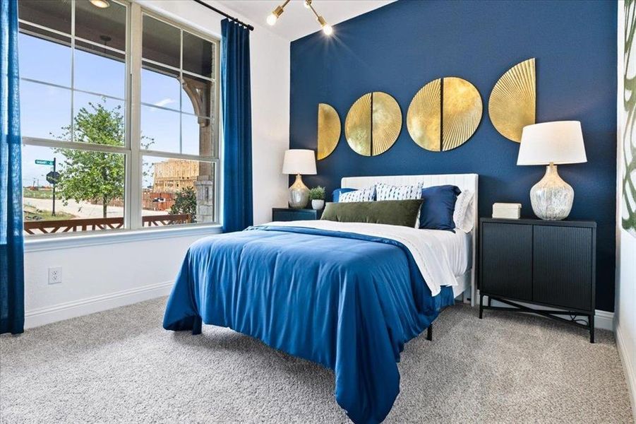 Furnished interior view inside a new home in Sheppard's Place, Waxahachie (Image 16). Furnished interior view inside a new home in Sheppard's Place, Waxahachie (Image 16).