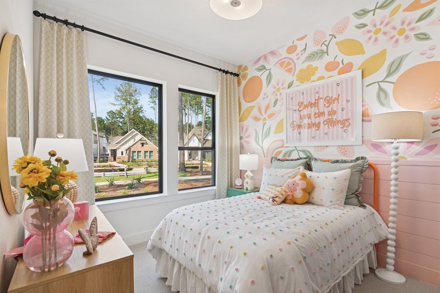 Representative furnished interior of a home built from the The Abney by David Weekley Homes in Two Step Farm 42', Montgomery (Image 5). Representative furnished interior of a home built from the The Abney by David Weekley Homes in Two Step Farm 42', Montgomery (Image 5).