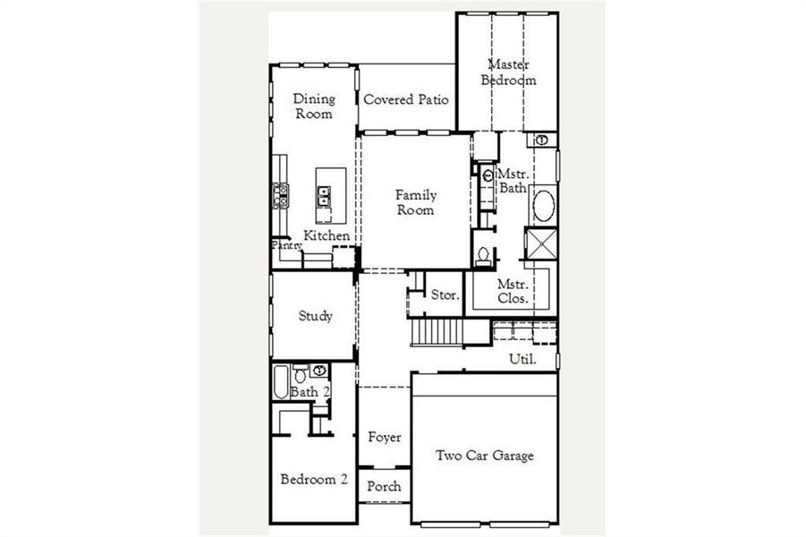 Design 2972 First Floor Plan