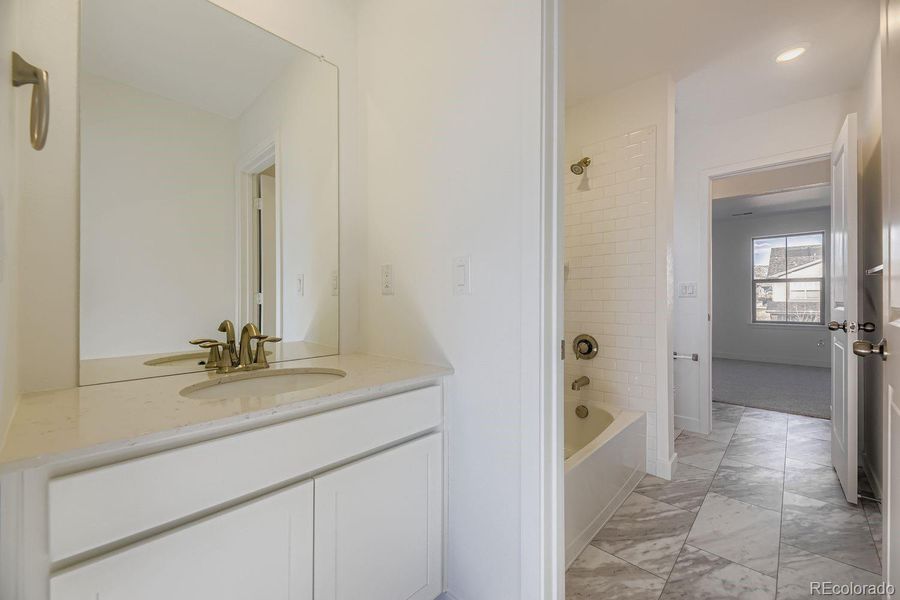 Furnished interior view inside a new home in Red Rocks Ranch: The Monarch Collection, Morrison (Image 4).