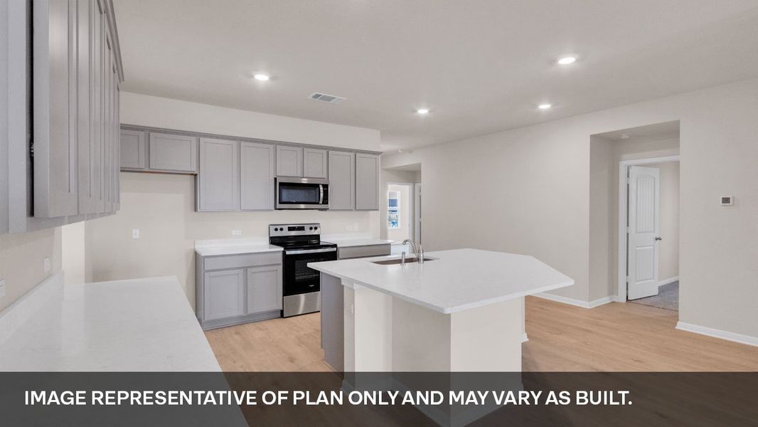 Furnished interior view inside a new home in Thunder Rock, Marble Falls (Image 7).