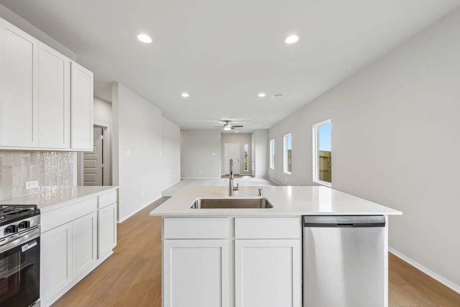 Furnished interior view inside a new home in Azalea, Pattison (Image 9).