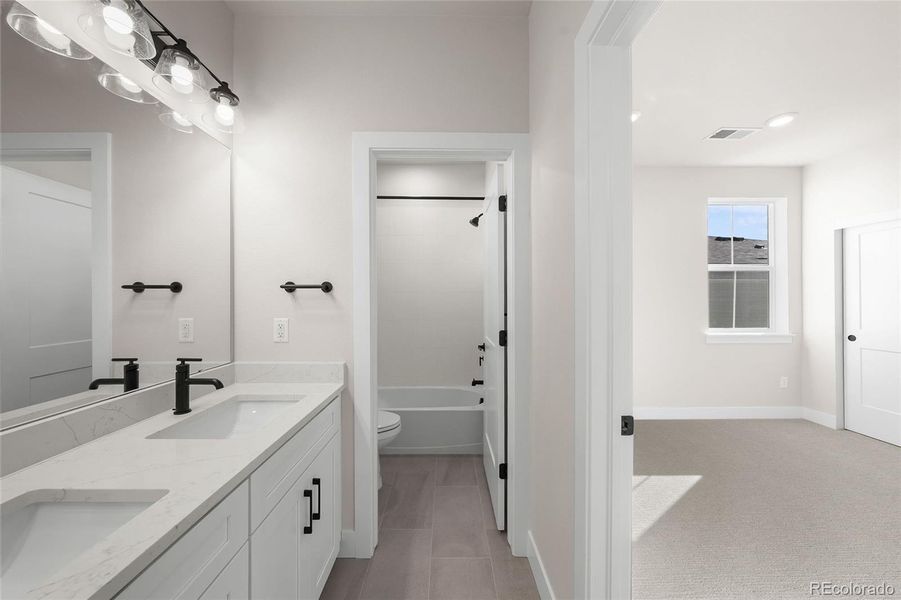 Furnished interior view inside a new home in , Littleton (Image 12).