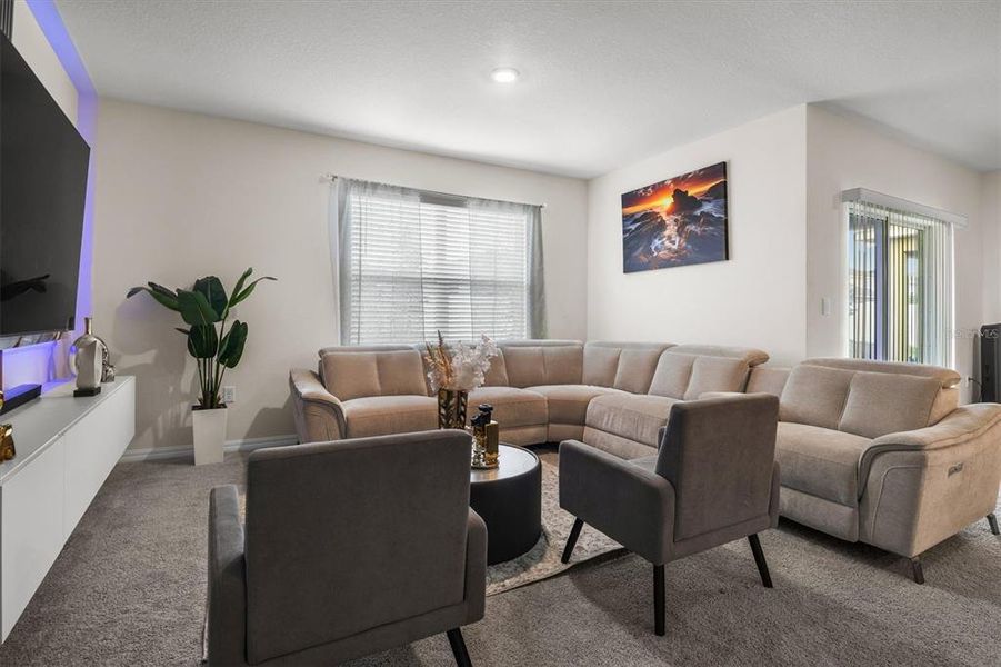 Furnished interior view inside a new home in Cypress Park Estates, Haines City (Image 8).