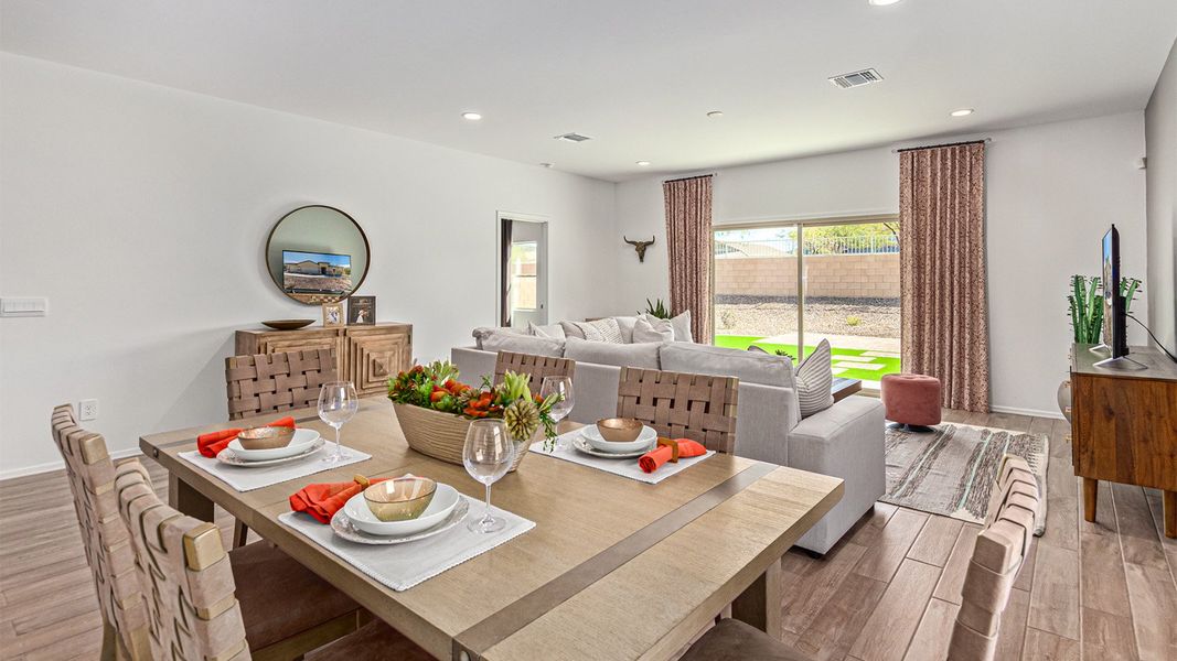 Furnished interior view inside a new home in Saguaro Bloom, Marana (Image 15). Furnished interior view inside a new home in Saguaro Bloom, Marana (Image 15).