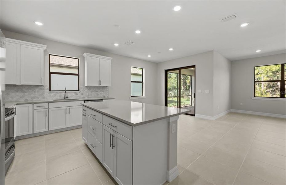 Furnished interior view inside a new home in Cedar Grove at The Woodlands, North Port (Image 6).