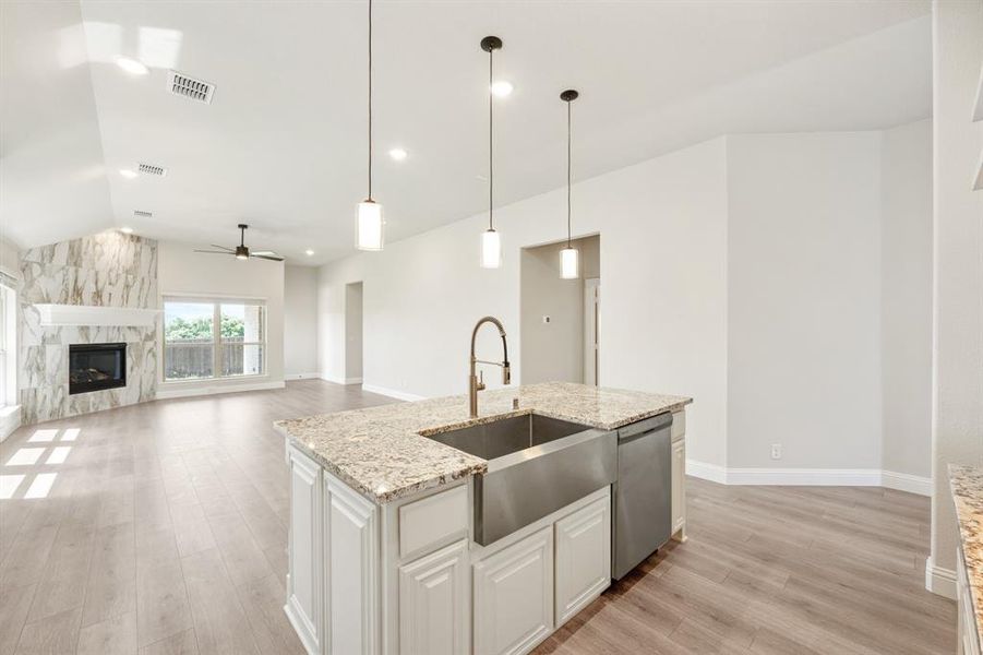 Furnished interior view inside a new home in Parks of Aledo, Aledo (Image 8). Furnished interior view inside a new home in Parks of Aledo, Aledo (Image 8).