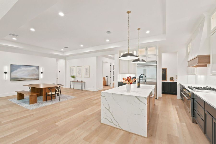 Furnished interior view inside a new home in , New Waverly (Image 6).