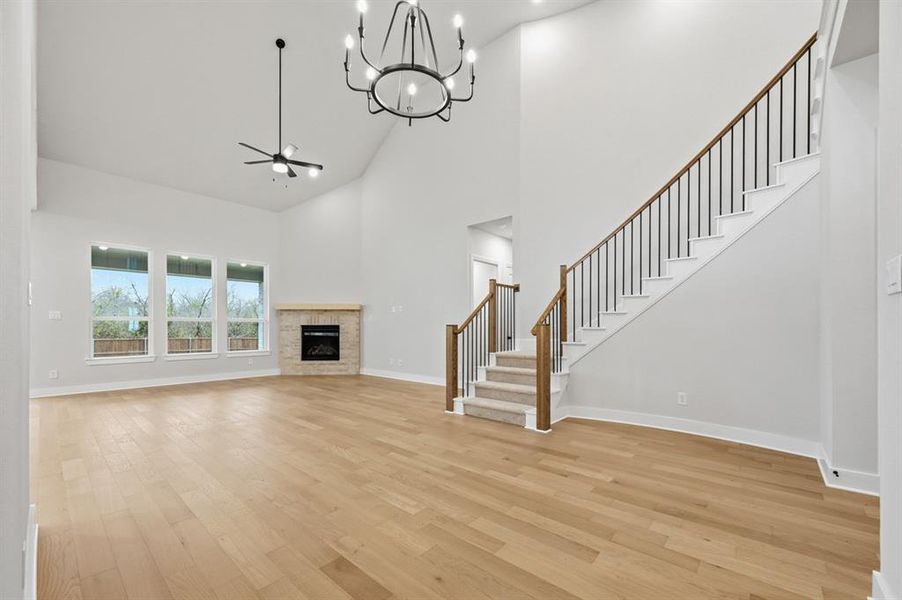 Spacious, unfurnished interior of a new home in Sonoma Verde: 70ft. lots, McLendon-Chisholm (Image 19).