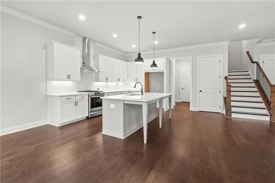 Furnished interior view inside a new home in Palisades Single Family, Cumming (Image 13).