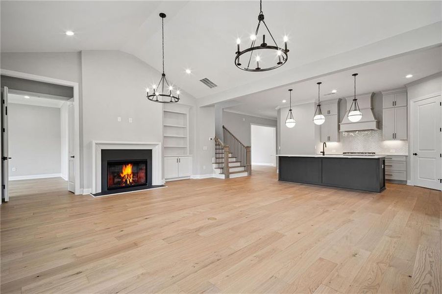 Spacious, unfurnished interior of a new home in Lakeside at River Green, Canton (Image 13).