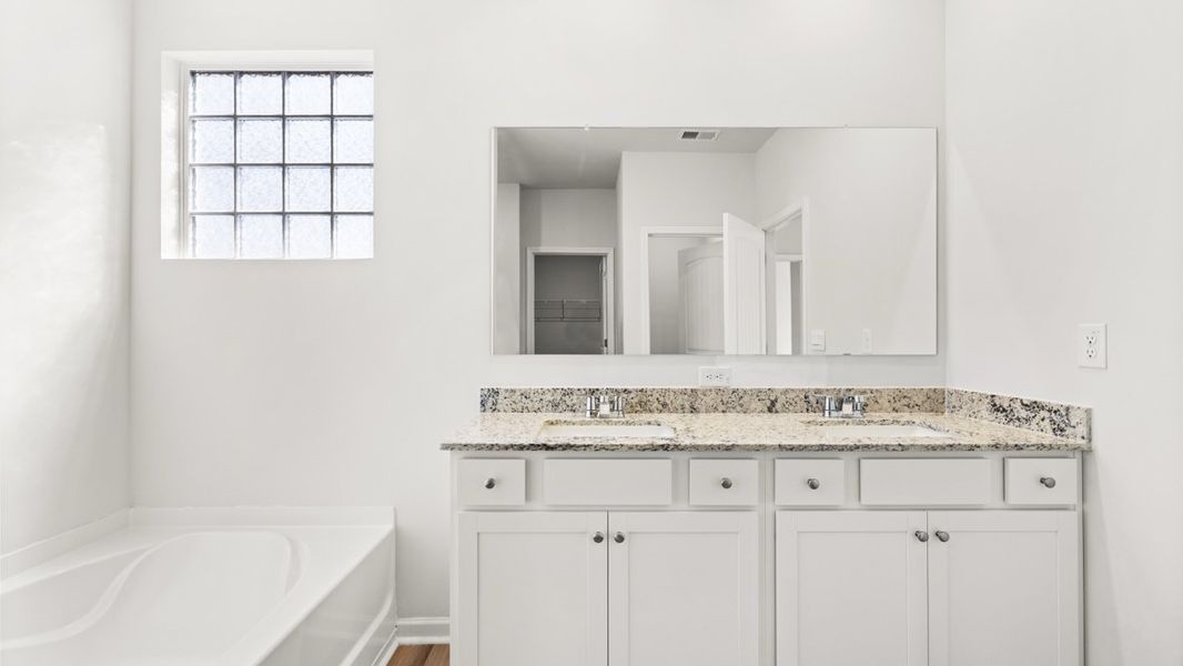 Furnished interior view inside a new home in South Wind, Union City (Image 11).