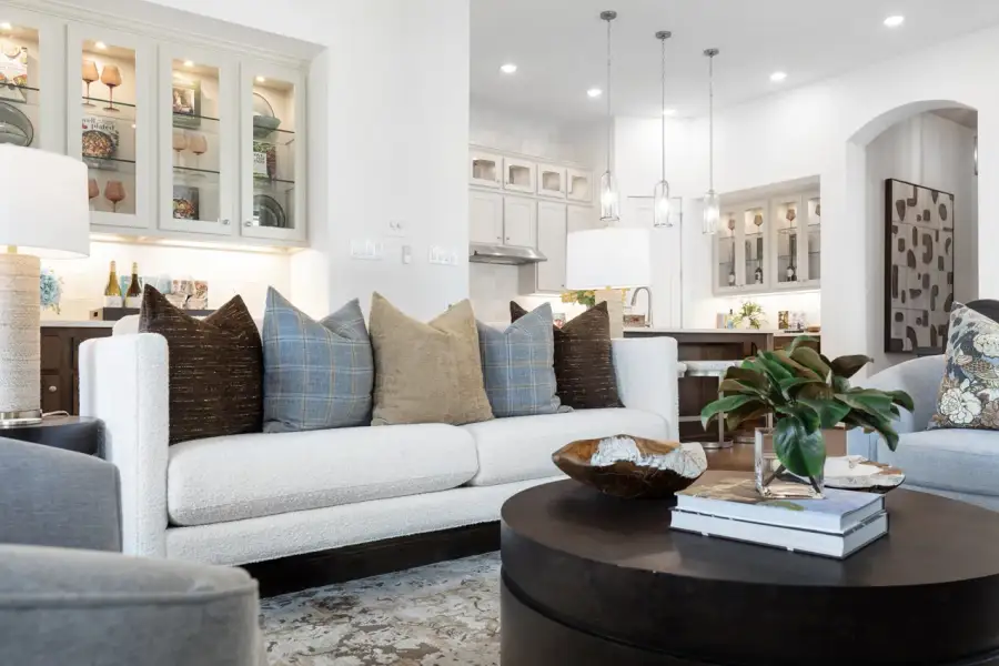 Representative Family Room - some options shown